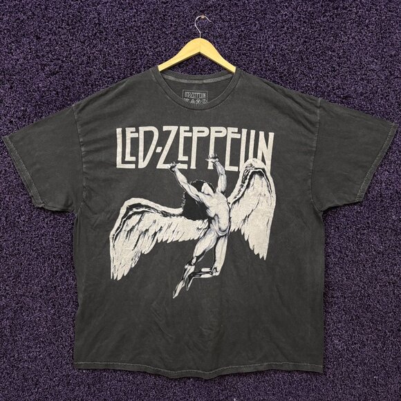 Led Zeppelin Icarus Fallen Angel Blues Rock Band T-Shirt 3X - Picture 1 of 4